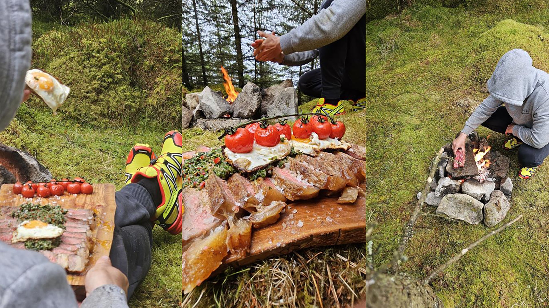 Outdoor = Outdoor. Cooking With Salomon in The Woods Is Everything.