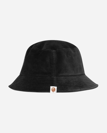 A Bathing Ape One Point Bucket Hat M Black Hats Caps 1K80181003 BLACK