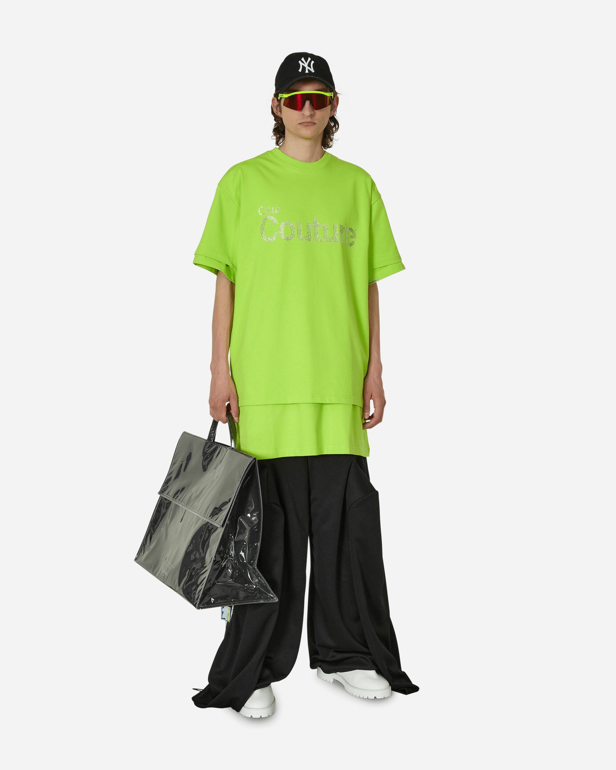 Anonymous Club Club Couture Boxy & Tall Tee 2 Pack Acid Green T-Shirts Shortsleeve Anon0095Green Acid Green 