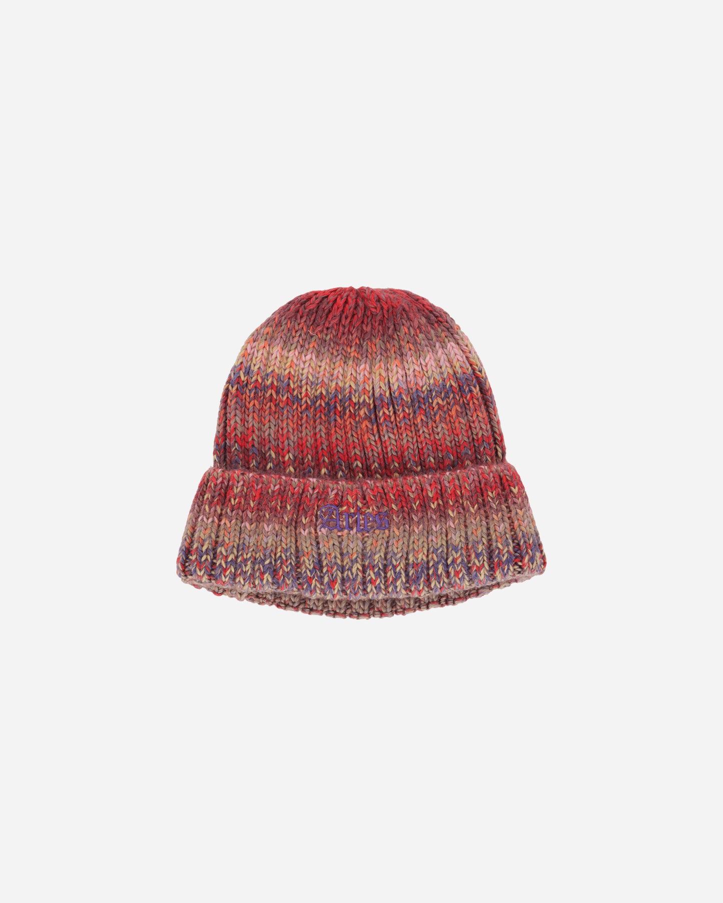 Aries Rib Knit Space Dye Beanie Multi Hats Beanies AR9001502 MLT