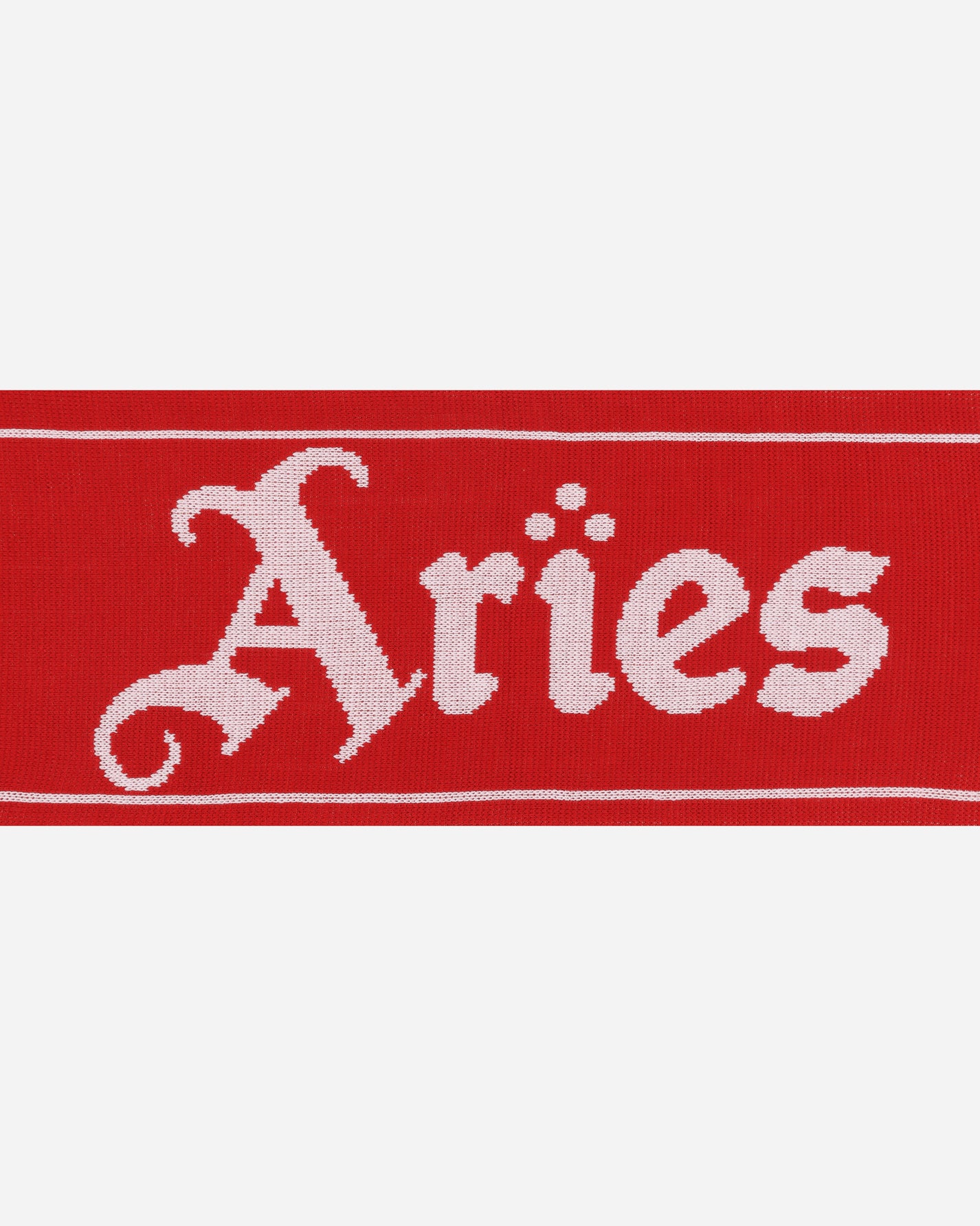 Aries Arsenal X Aries Column Logo Scarf Red Gloves and Scarves Scarves and Warmneck U06709 RED