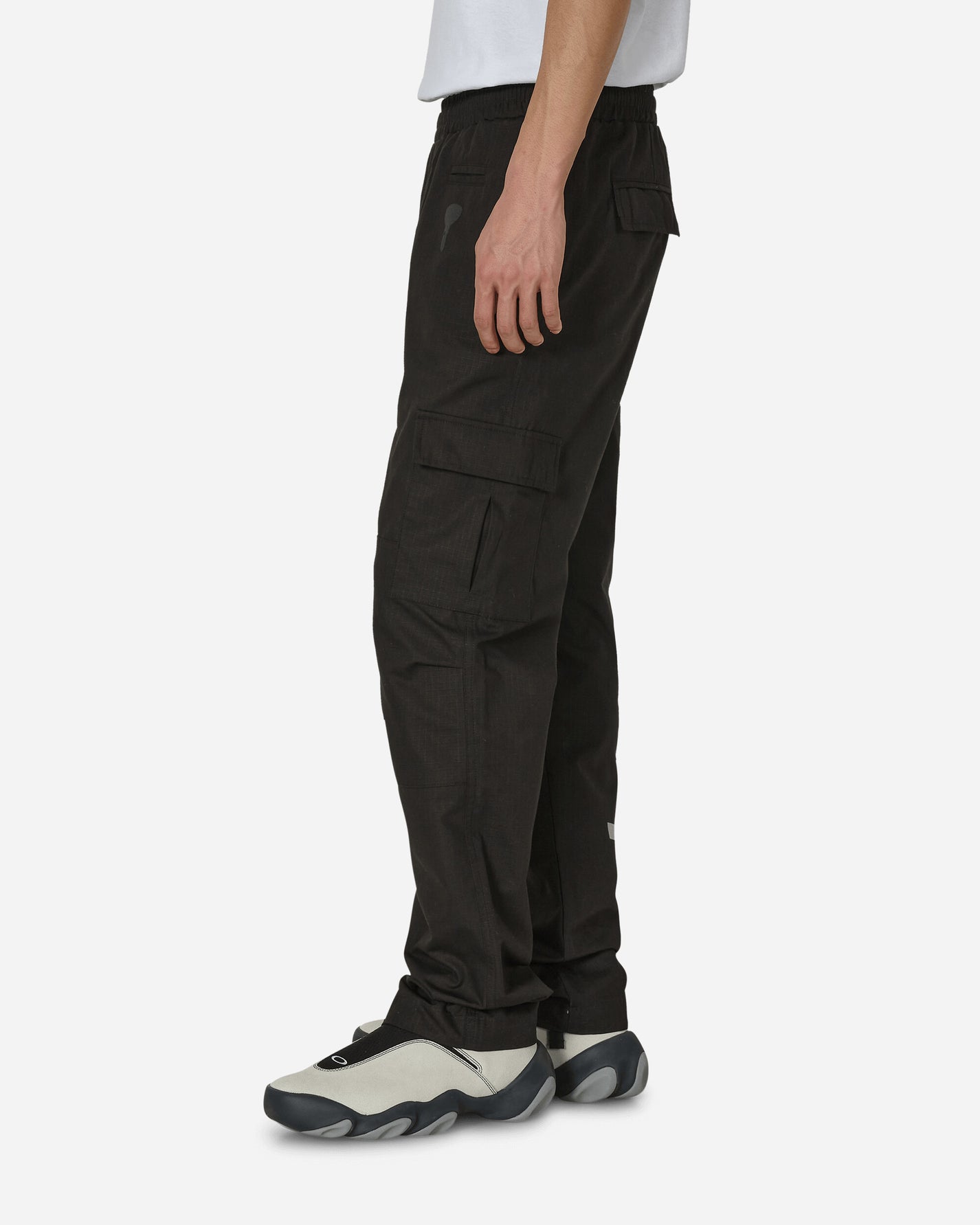 Automobili Amos Amos Cargo Jogger Black Pants Casual C1AACG01 BLACK