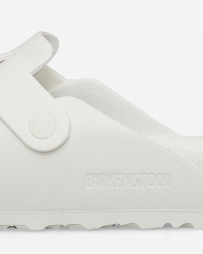 Birkenstock Wmns Boston Eva White Sandals and Slides Sandals and Mules 127133 WHT