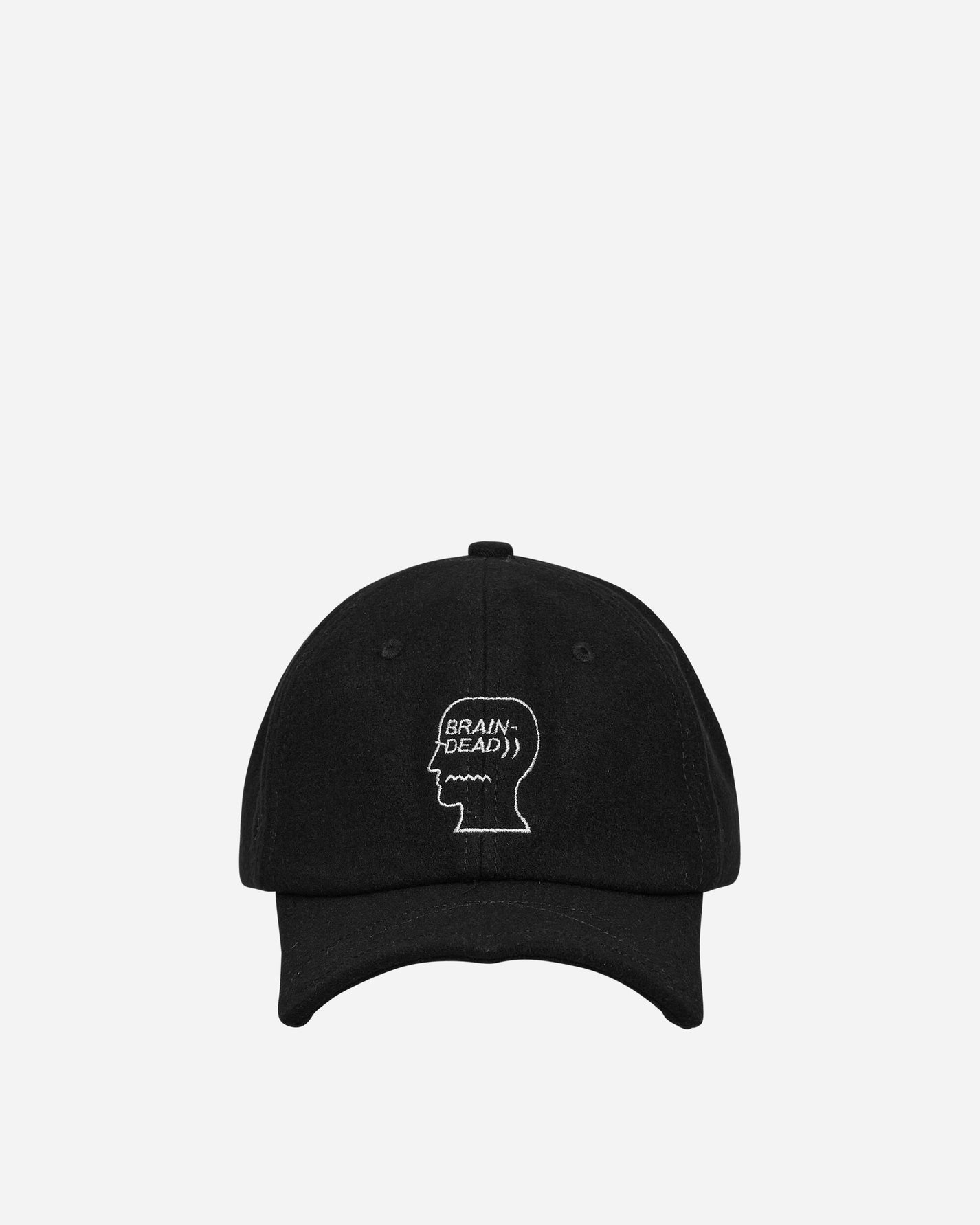 Brain Dead Batwing Logohead Hat Black Hats Caps H01003783BK BLACK