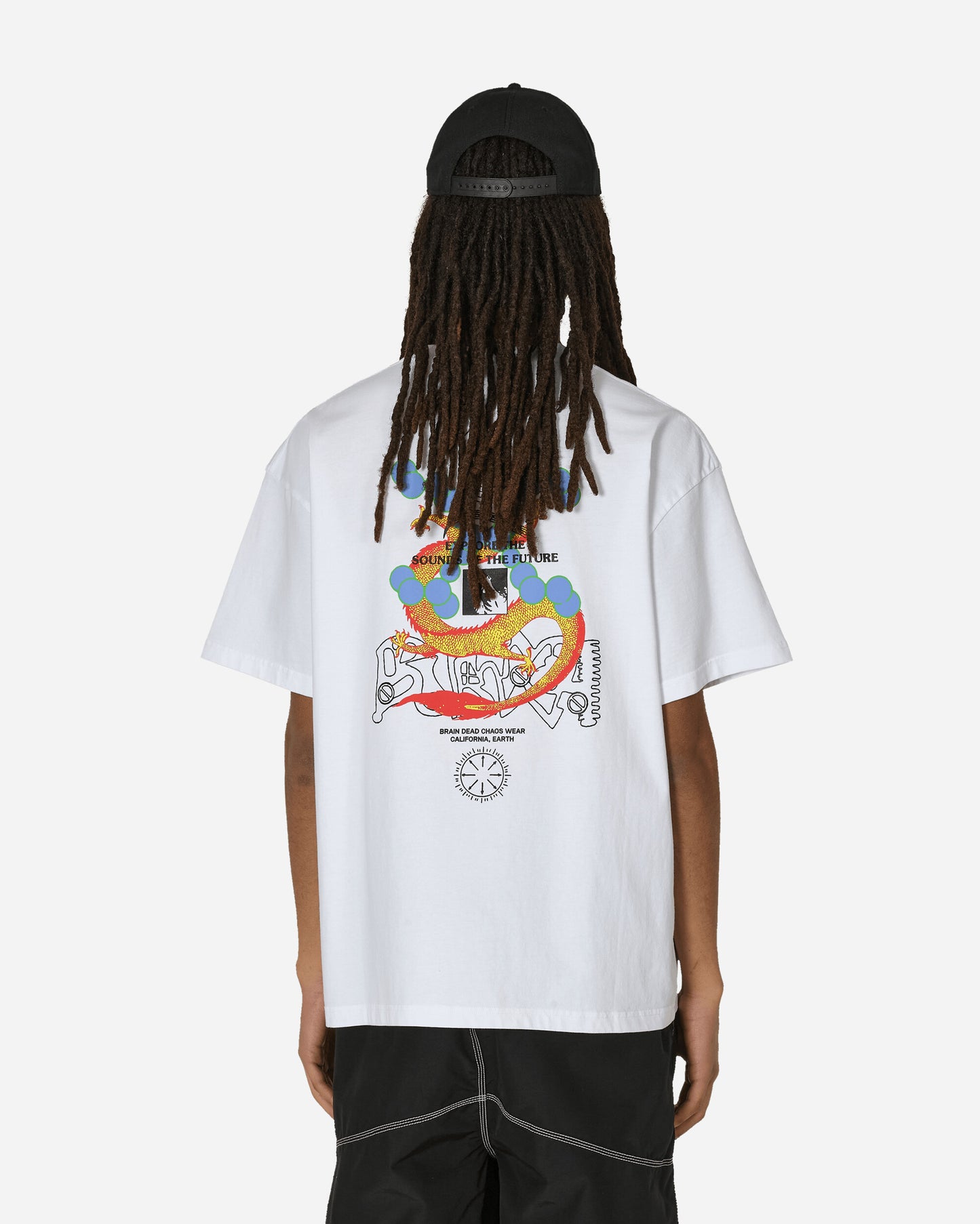 Brain Dead H Future Sounds T-Shirt White T-Shirts Shortsleeve T00003843 WH