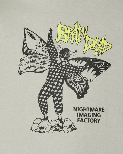 Brain Dead Nightmare Factory T-Shirt Cement T-Shirts Shortsleeve T00003838GY CEM