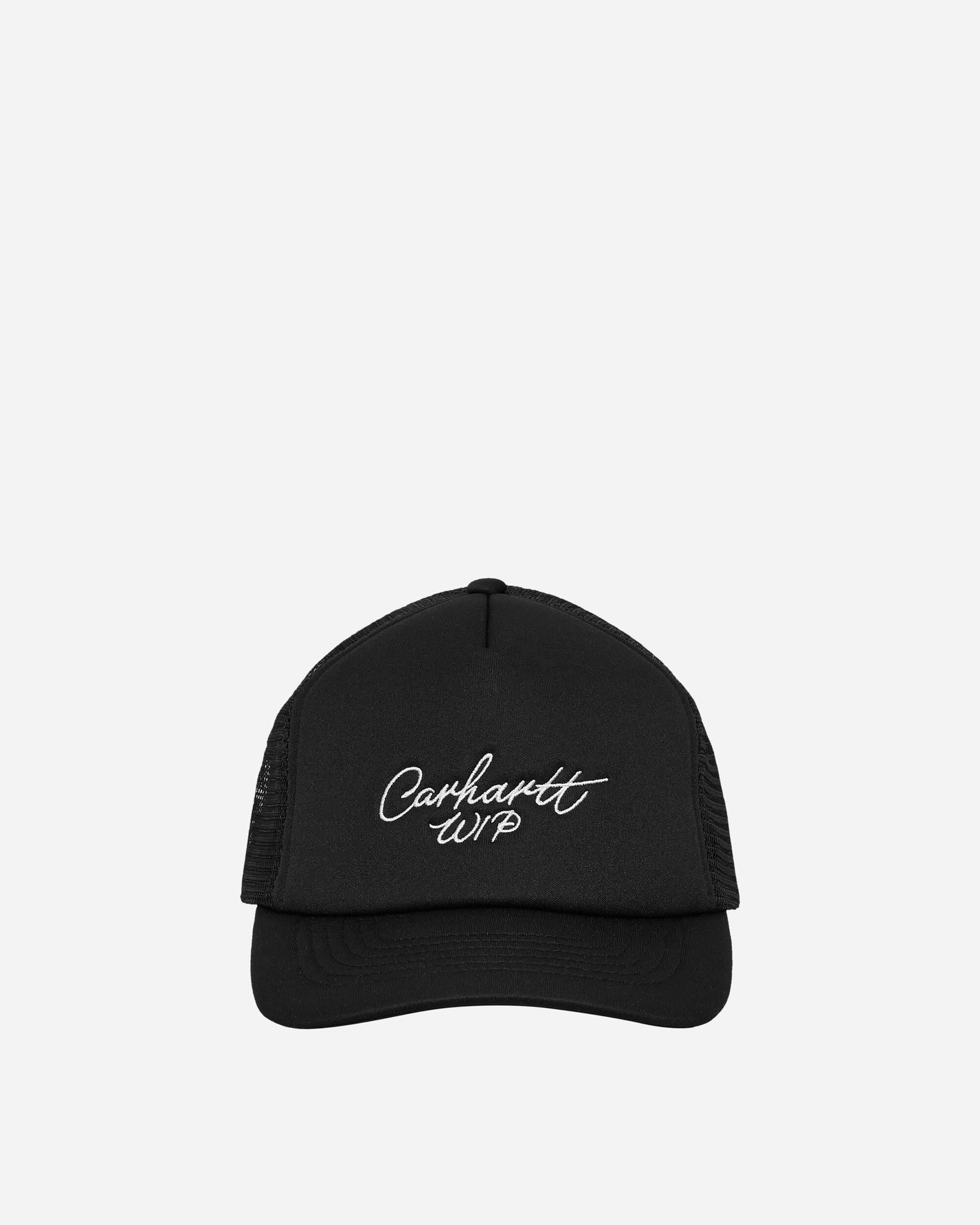 Carhartt WIP Signature Trucker Cap Black/White Hats Caps I034024 0D2XX