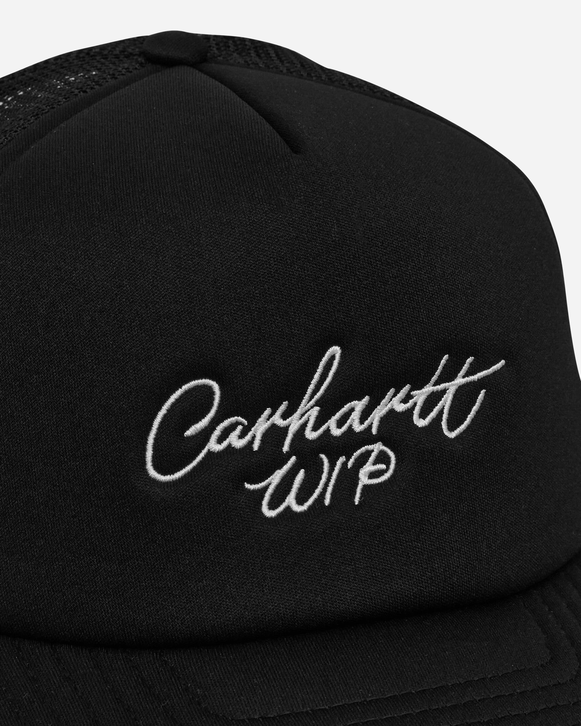 Carhartt WIP Signature Trucker Cap Black/White Hats Caps I034024 0D2XX