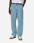 Carhartt WIP Single Knee Pant Blue Heavy Stone Bleached Pants Denim I032024W 01A332