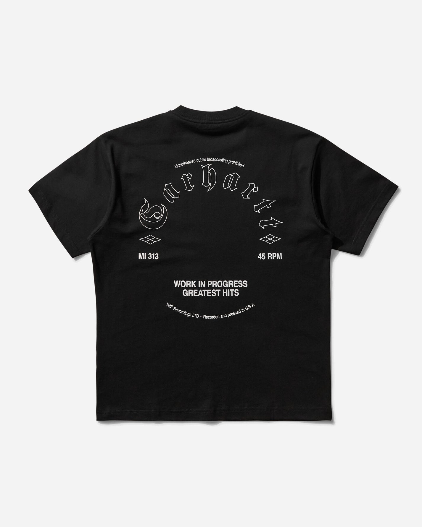 Carhartt WIP S/S Greatest Hits T-Shirt Black/White T-Shirts Shortsleeve I034394 0D2XX