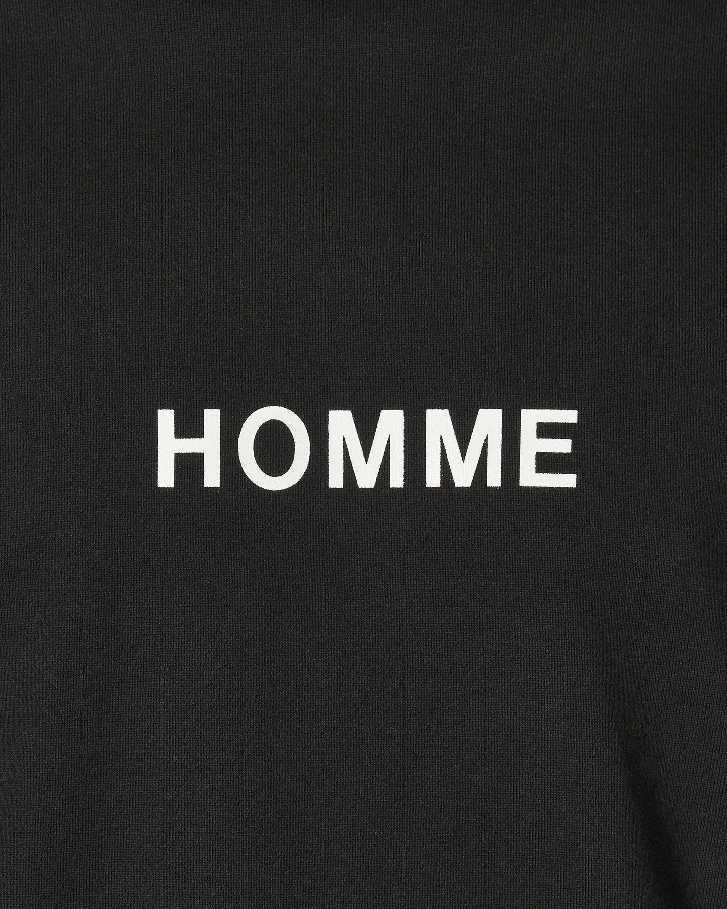 Comme Des Garçons Homme Men'S T-Shirt Black T-Shirts Shortsleeve HM-T103-051 1