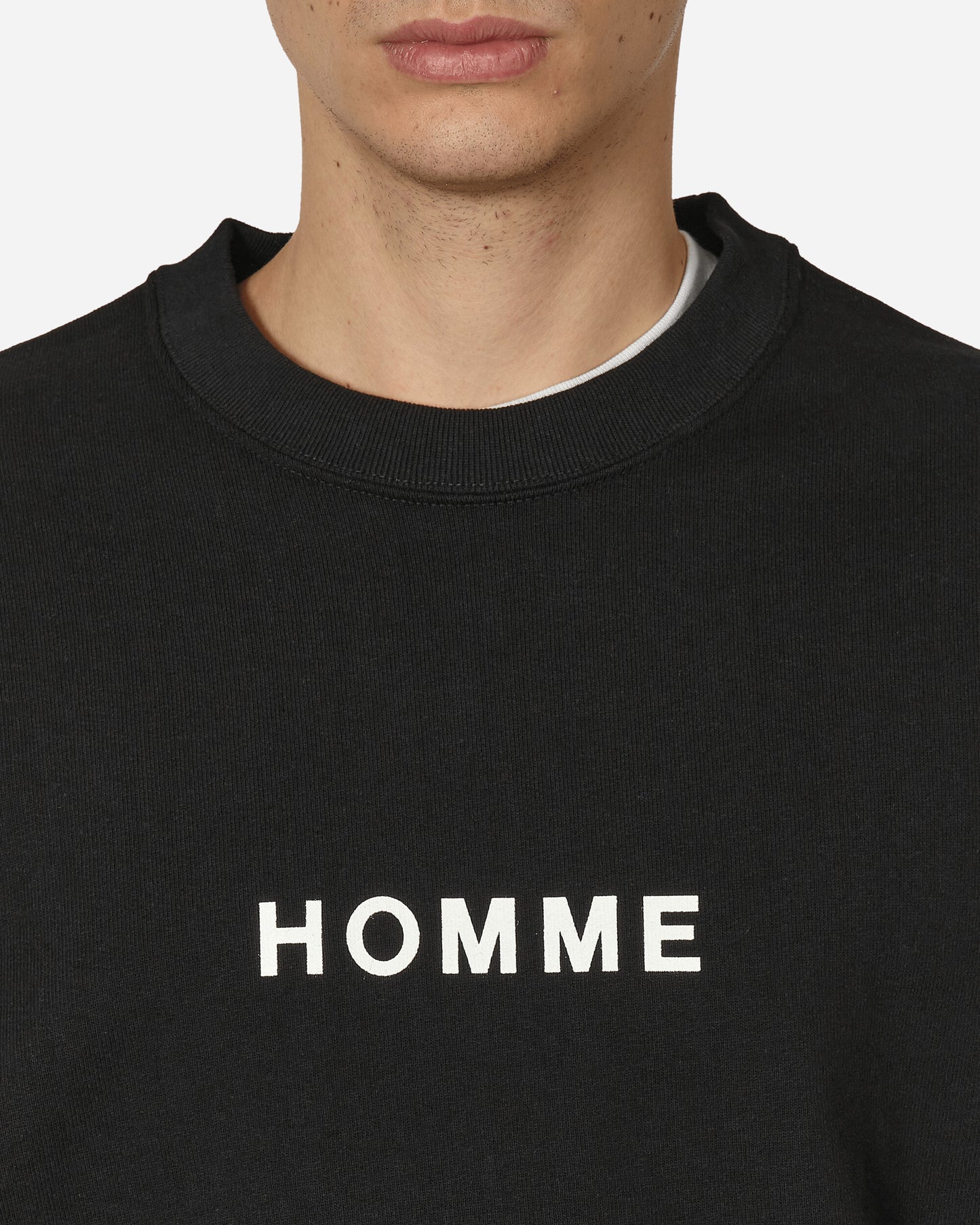 Comme Des Garçons Homme Men'S T-Shirt Black T-Shirts Shortsleeve HM-T104-051 1