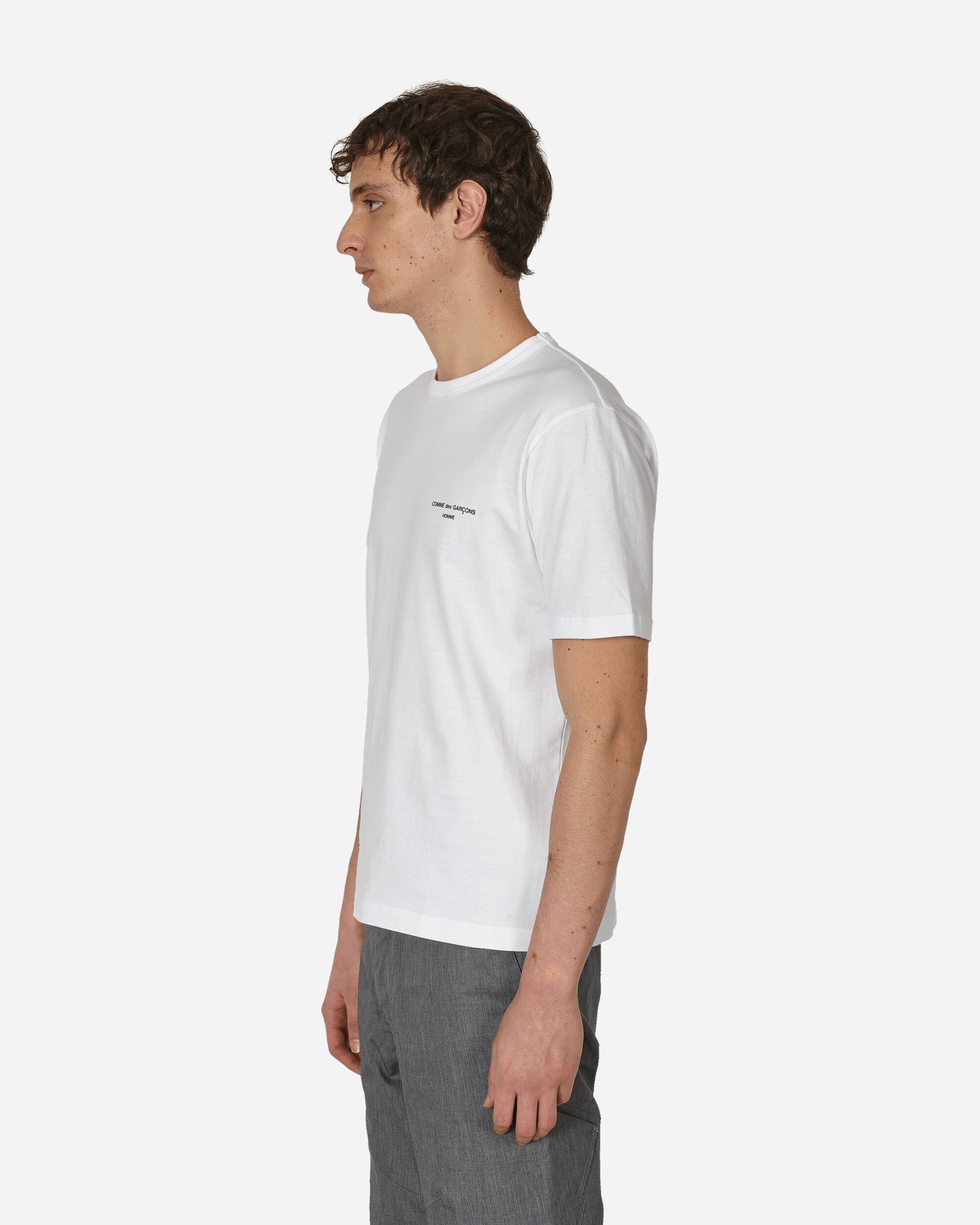 Comme Des Garçons Homme Men'S T-Shirt White T-Shirts Shortsleeve HM-T101-051 2
