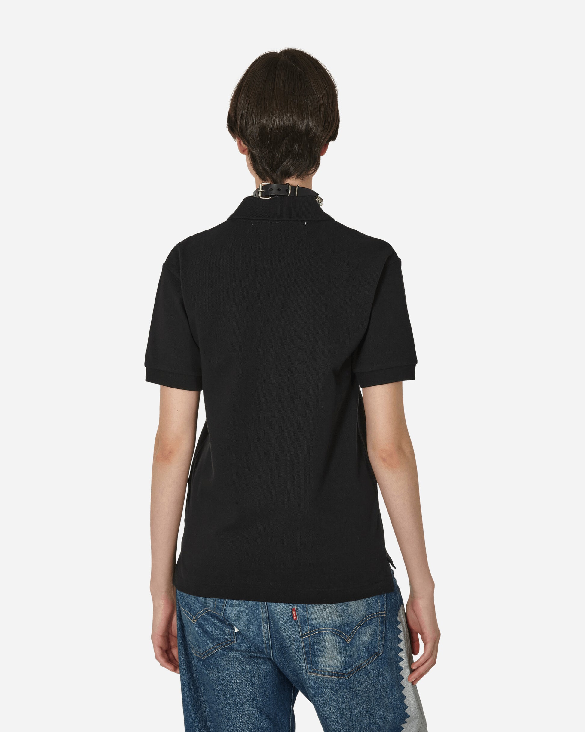 Comme Des Garçons Play Men''S Polo Knit Black T-Shirts Polo P1T290  1