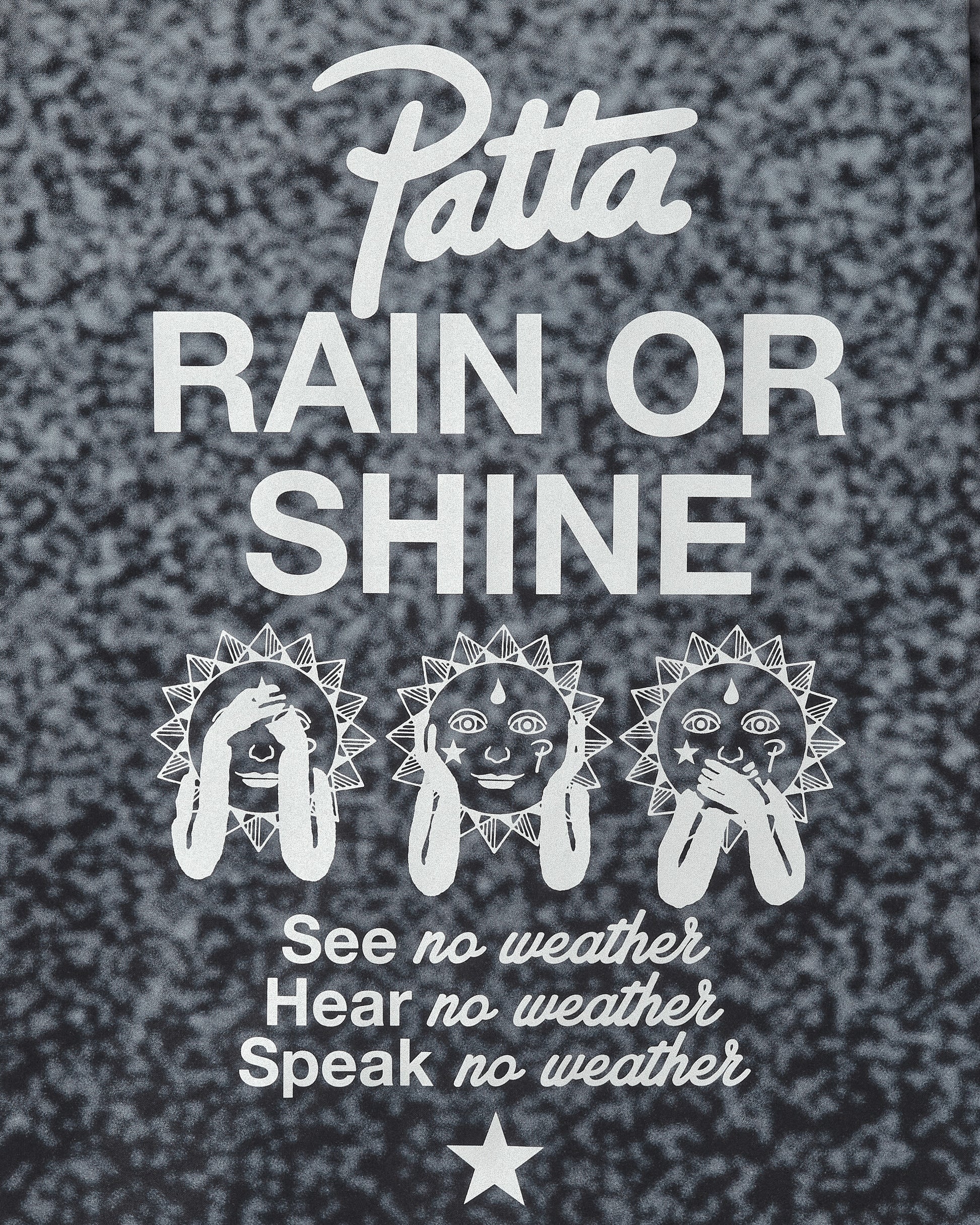 Converse Patta Rain Jacket Black Gradient Sweatshirts Zip-Ups 10026927-A01