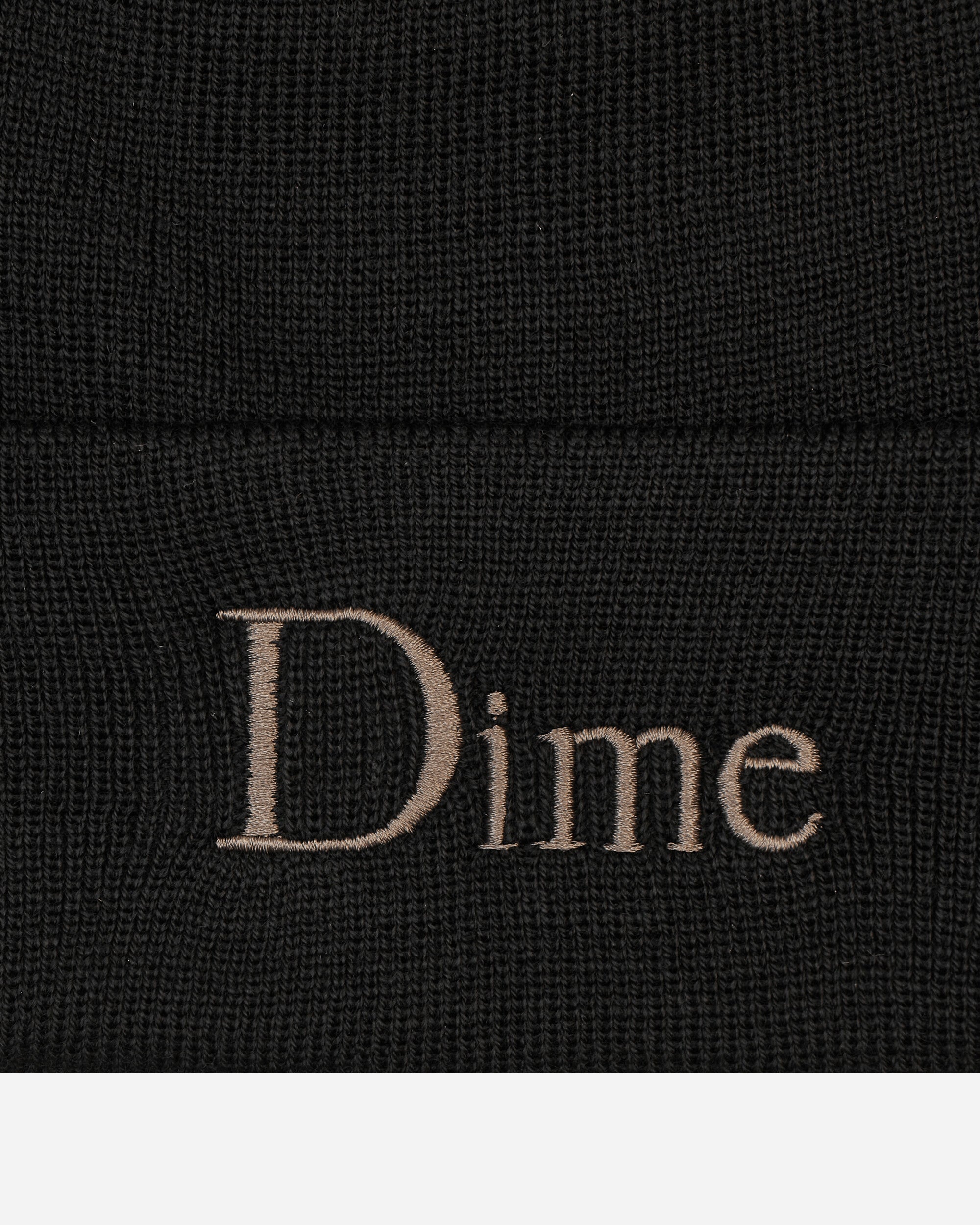 Dime Classic Wool Fold Beanie Black Hats Beanies DIME23D2F40BLK BLK