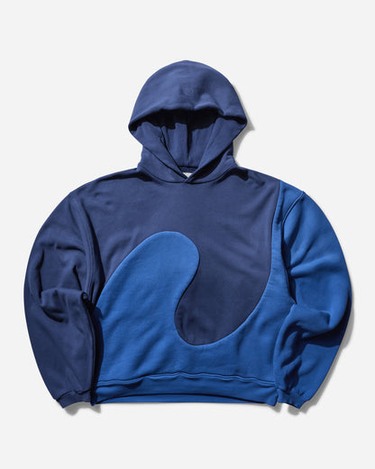 ERL Classic Swirl Hoodie Knit Blue Sweatshirts Hoodies ERL09T015 BLUE