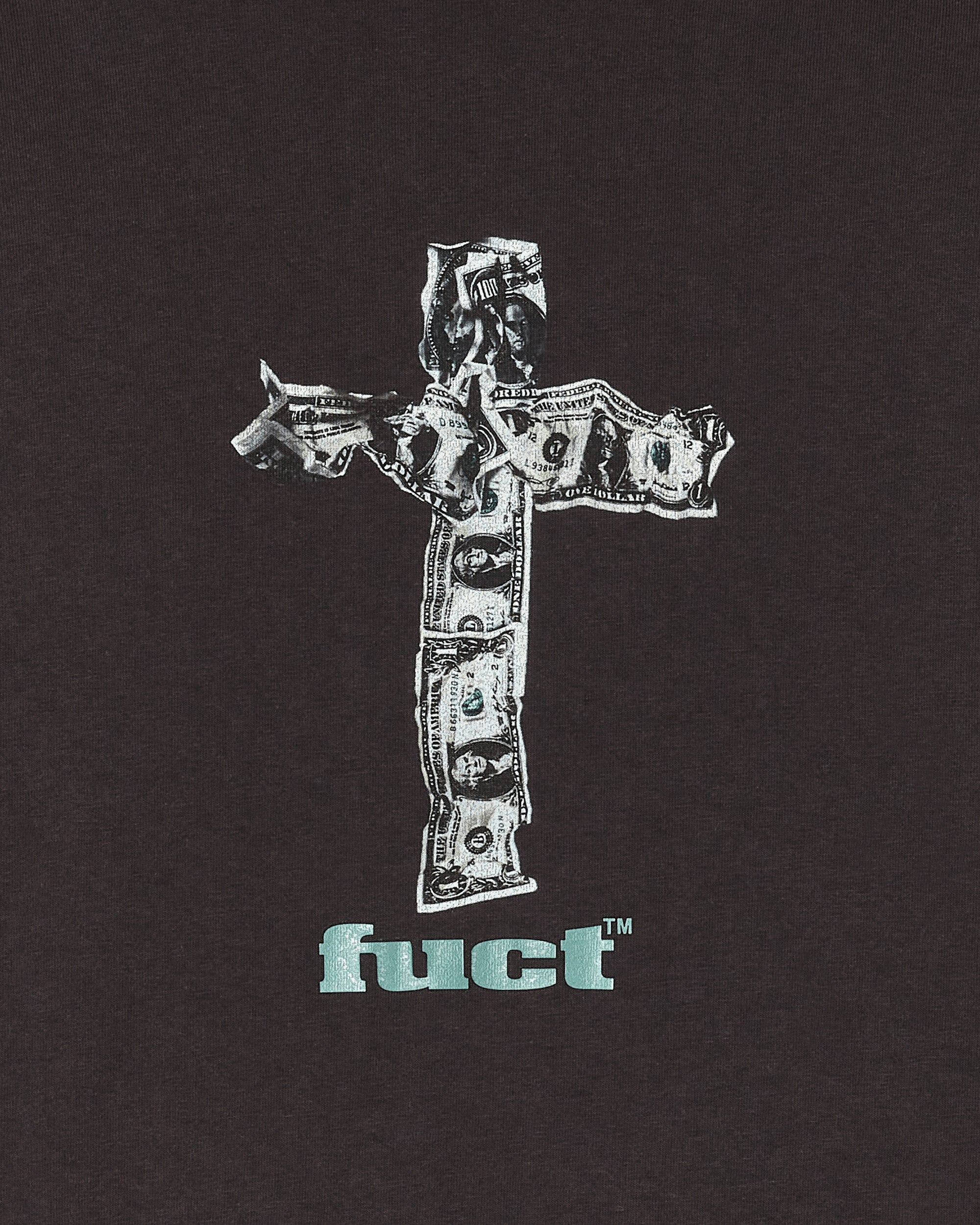 FUCT Money Crossed Tee Black T-Shirts Shortsleeve TBMW094JY38 BLK0001