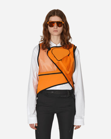 HYEIN SEO Wmns Utility Vest Orange Coats and Jackets Vests SS24-VT1O 001