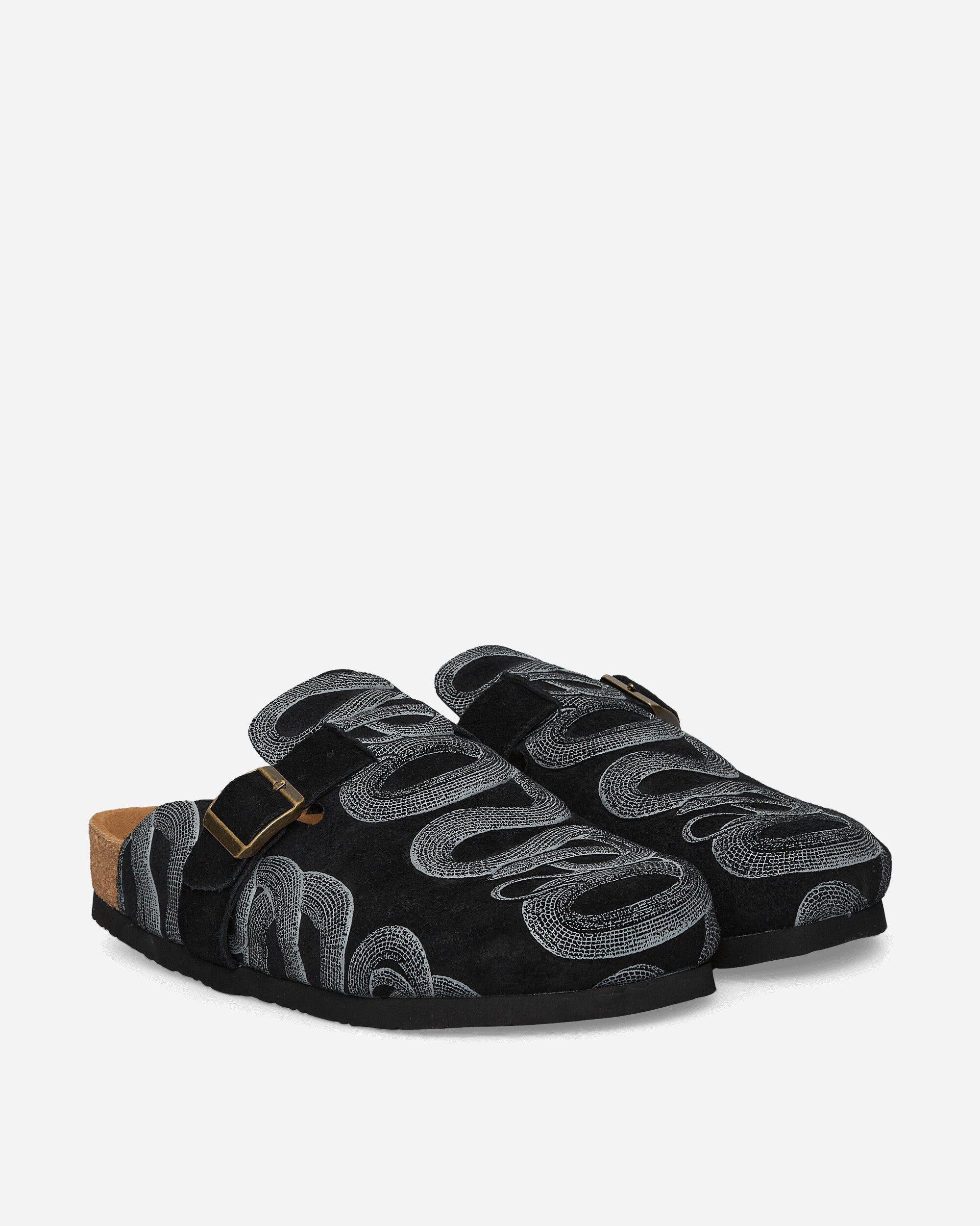 Hysteric Glamour Snake Loop Sandals Black Sandals and Slides Sandals and Mules 02241QS01 C1