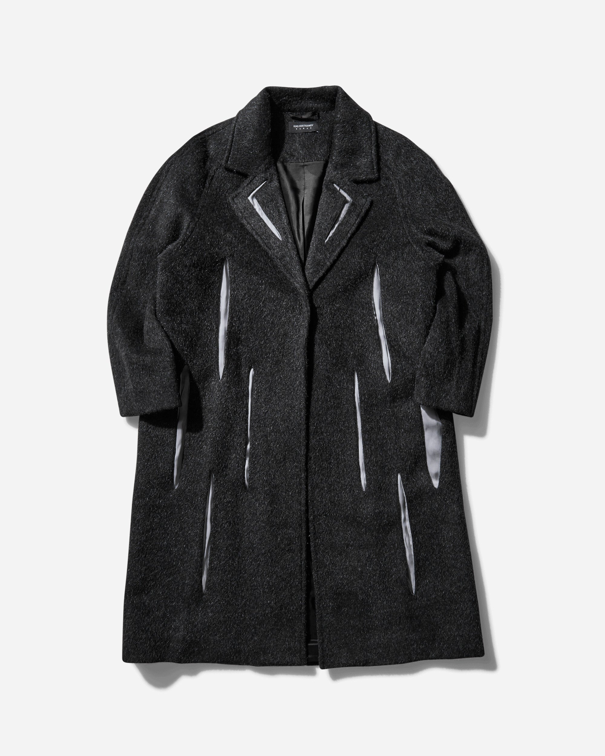 Kiko Kostadinov Wmns Bowie Tailored Coat Sable Black /Silver Coats and Jackets Coats KKWAW24C02 28