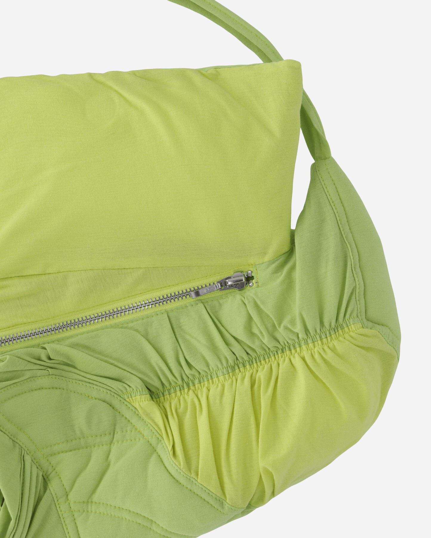 Mainline:RUS/Fr.CA/DE Wmns Jersey Pillow Bag Neon Green And Yellow Bags and Backpacks Shoulder Bags AW24PILLO PILLOWGY