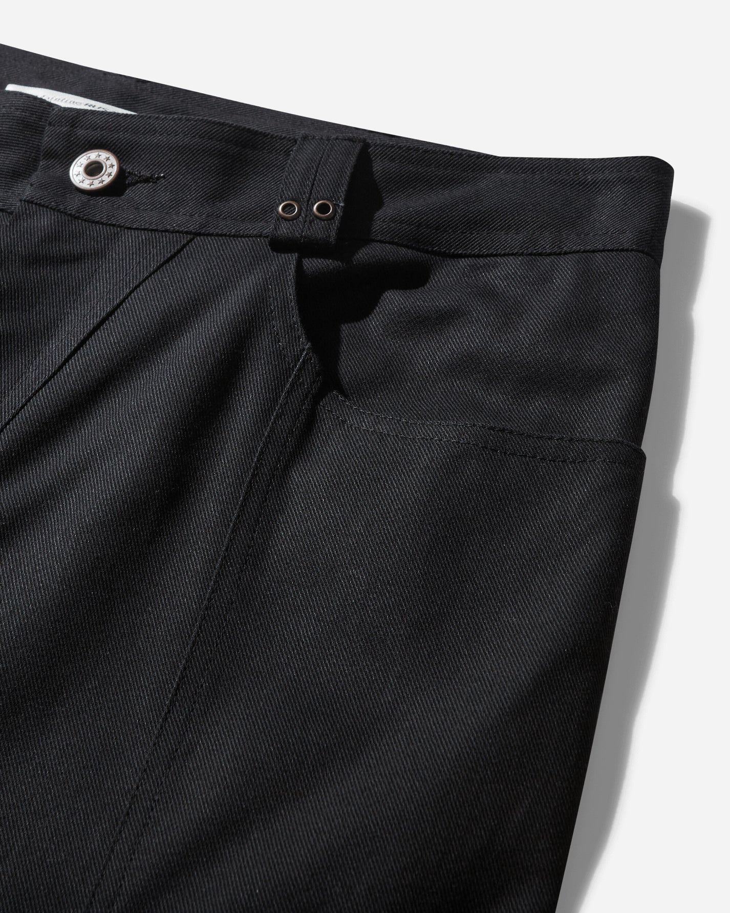 Mainline:RUS/Fr.CA/DE Wmns Trousers With Panels And Eyelets Black   Pants Denim AW24ELAD ELAD