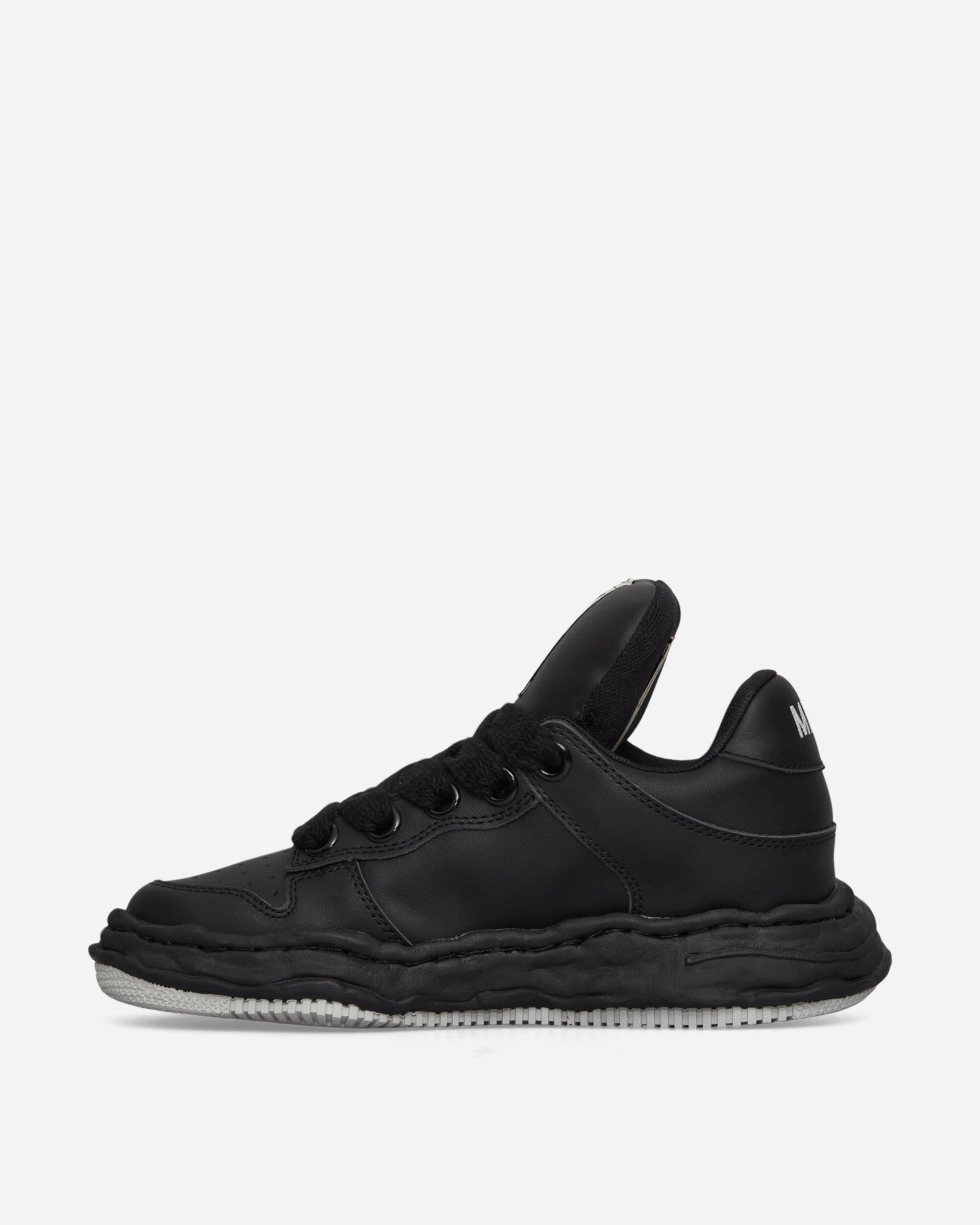 Maison MIHARA YASUHIRO Wayne/Original Sole Leather Puffer Low-Top Sneakers Black/Black Sneakers Low A12FW718 BLACKBLACK
