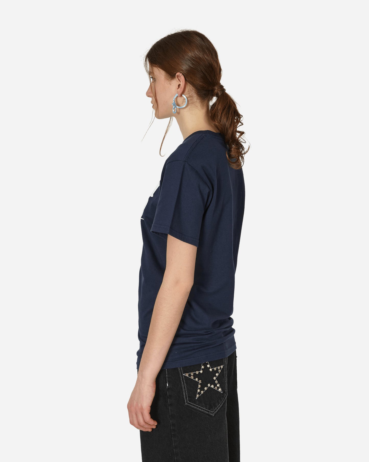 Nancy Diary Tee Navy T-Shirts Shortsleeve NA064 001