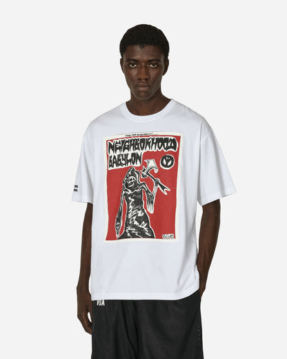 Neighborhood Nh x Babylon . Tee Ss-4 White T-Shirts Shortsleeve 241PCBLN-ST04S WH