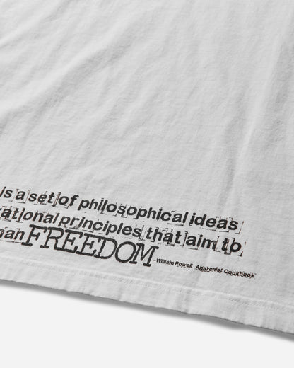 Neighborhood Nh × Anarchic Adjustment . Tee Ss-1 White T-Shirts Shortsleeve 242PCAJN-ST01S WH