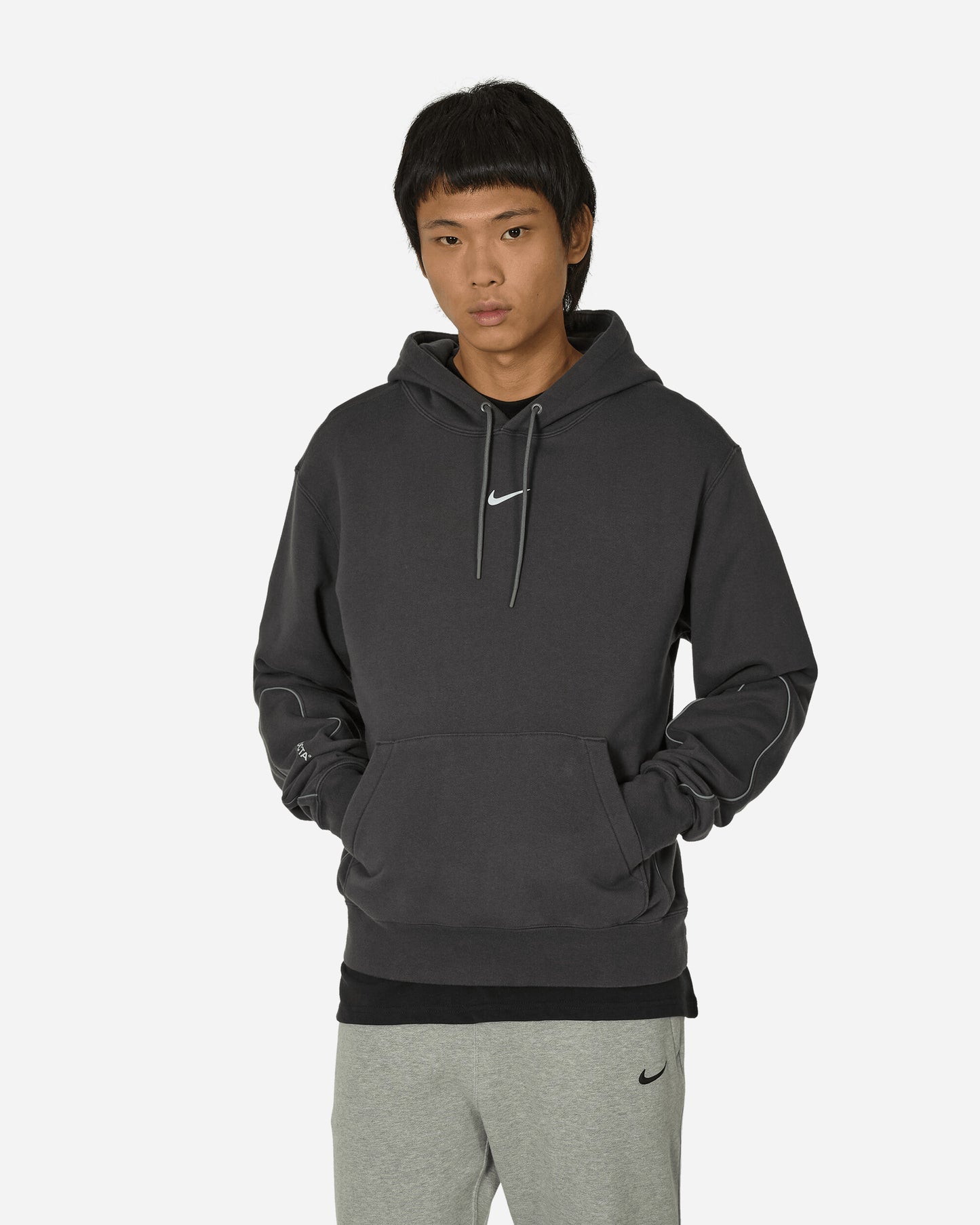 Nike M Nrg Nocta Cs Hoodie Flc Anthracite/Iron Grey/Wolf Grey Sweatshirts Hoodies FN7659-060