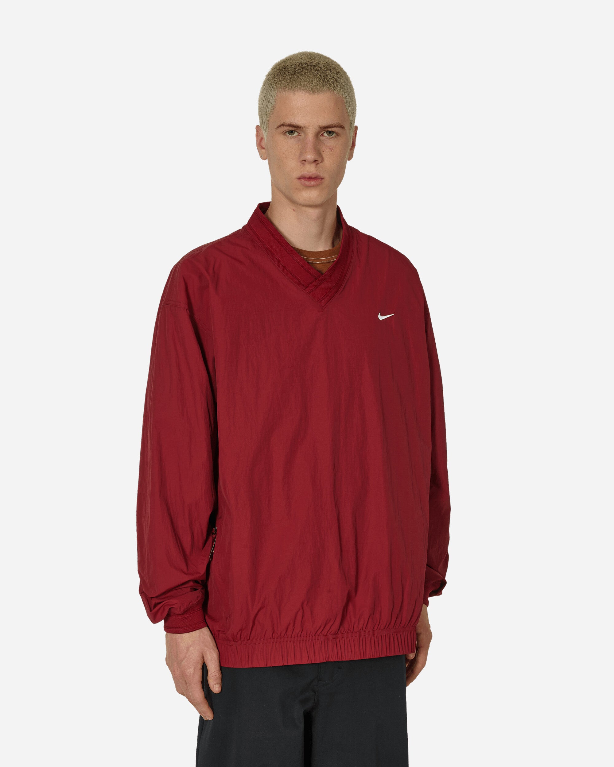 Nike M Nk Solo Swoosh Windshirt Team Red/White T-Shirts Longsleeve FQ1638-677