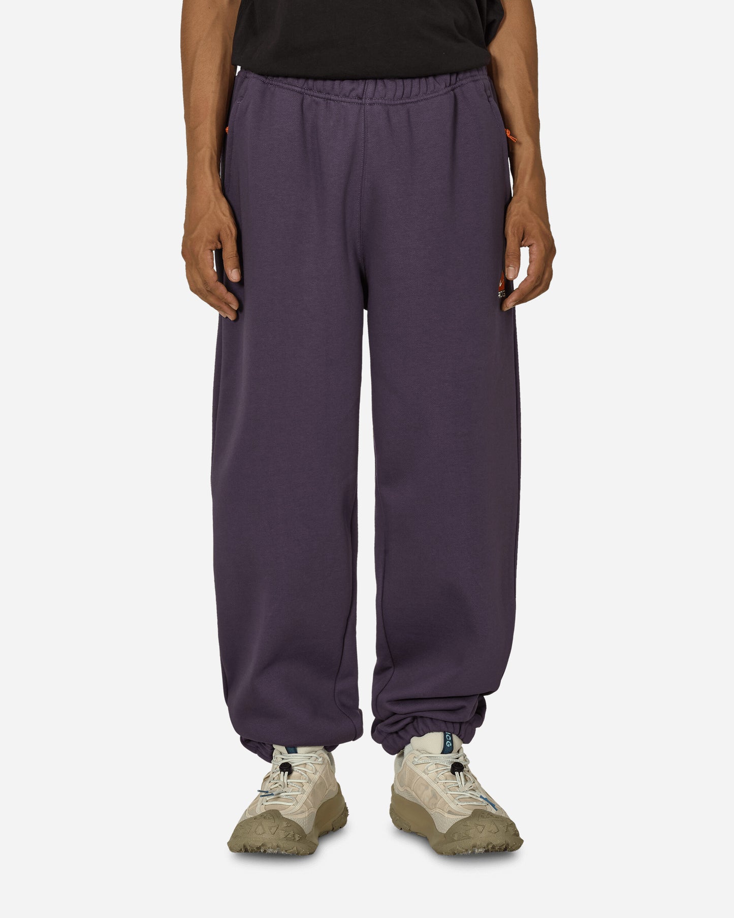 Nike U Acg Tf Rpl Tuf Flc Lungs Pnt Dark Raisin/Safety Orange Pants Sweatpants FV8650-573