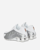 Nike Wmns Nike Shox R4 White/Metallic Silver Sneakers Mid AR3565-101