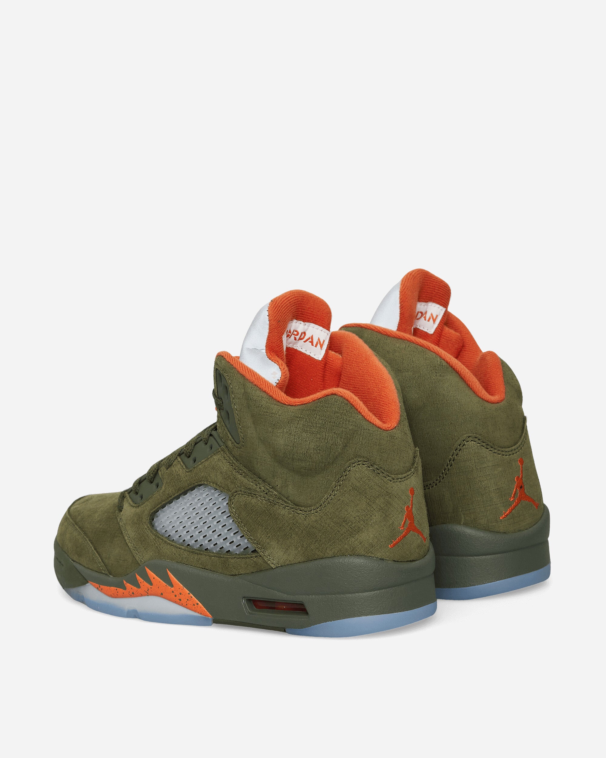 Nike Jordan Air Jordan 5 Retro Army Olive/Solar Orange Sneakers High DD0587-308