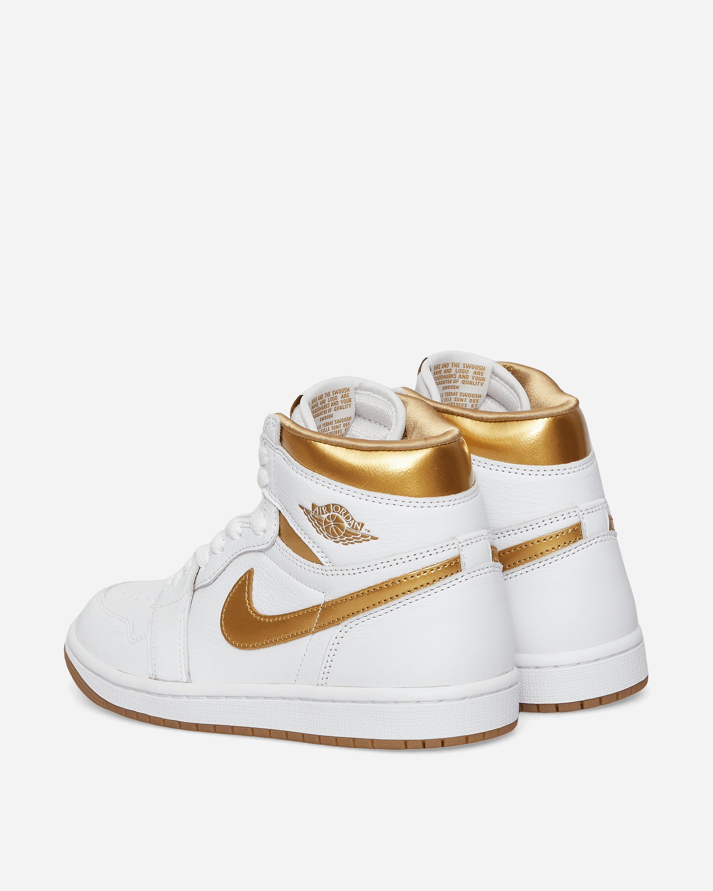 Nike Jordan Wmns Air Jordan 1 Retro Hi Og White/Metallic Gold Sneakers High FD2596-107