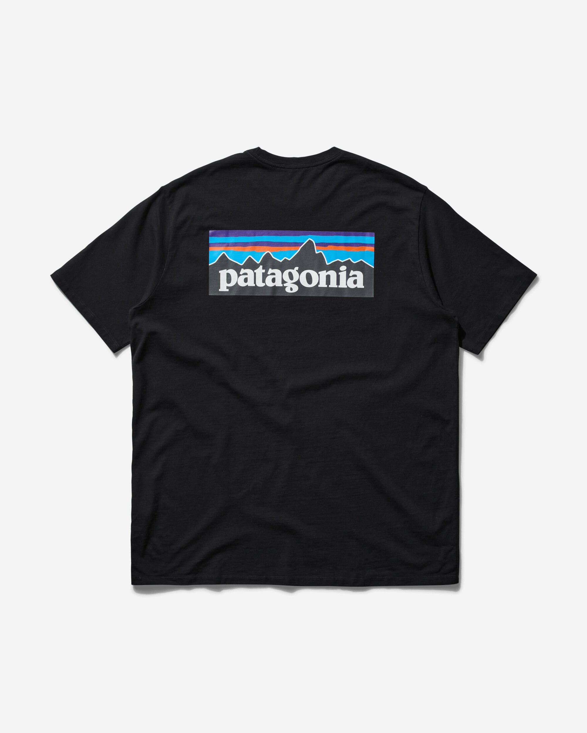 Patagonia M'S P-6 Logo Responsibili-Tee Black T-Shirts Shortsleeve 38504 BLK