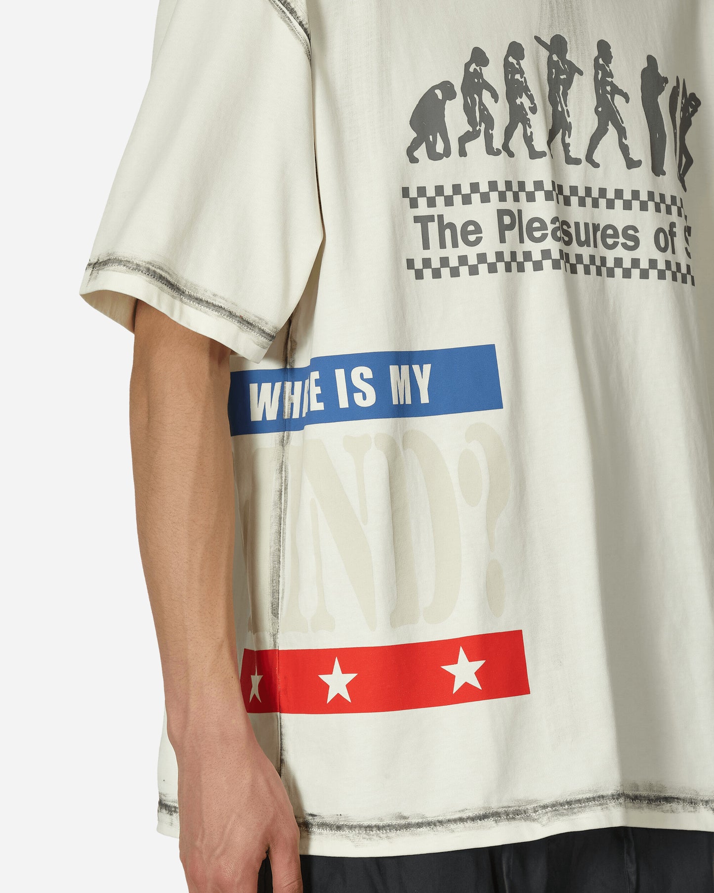 Pleasures Evolution Heavyweight T-Shirt Off White T-Shirts Shortsleeve 9010402 OFFWHITE