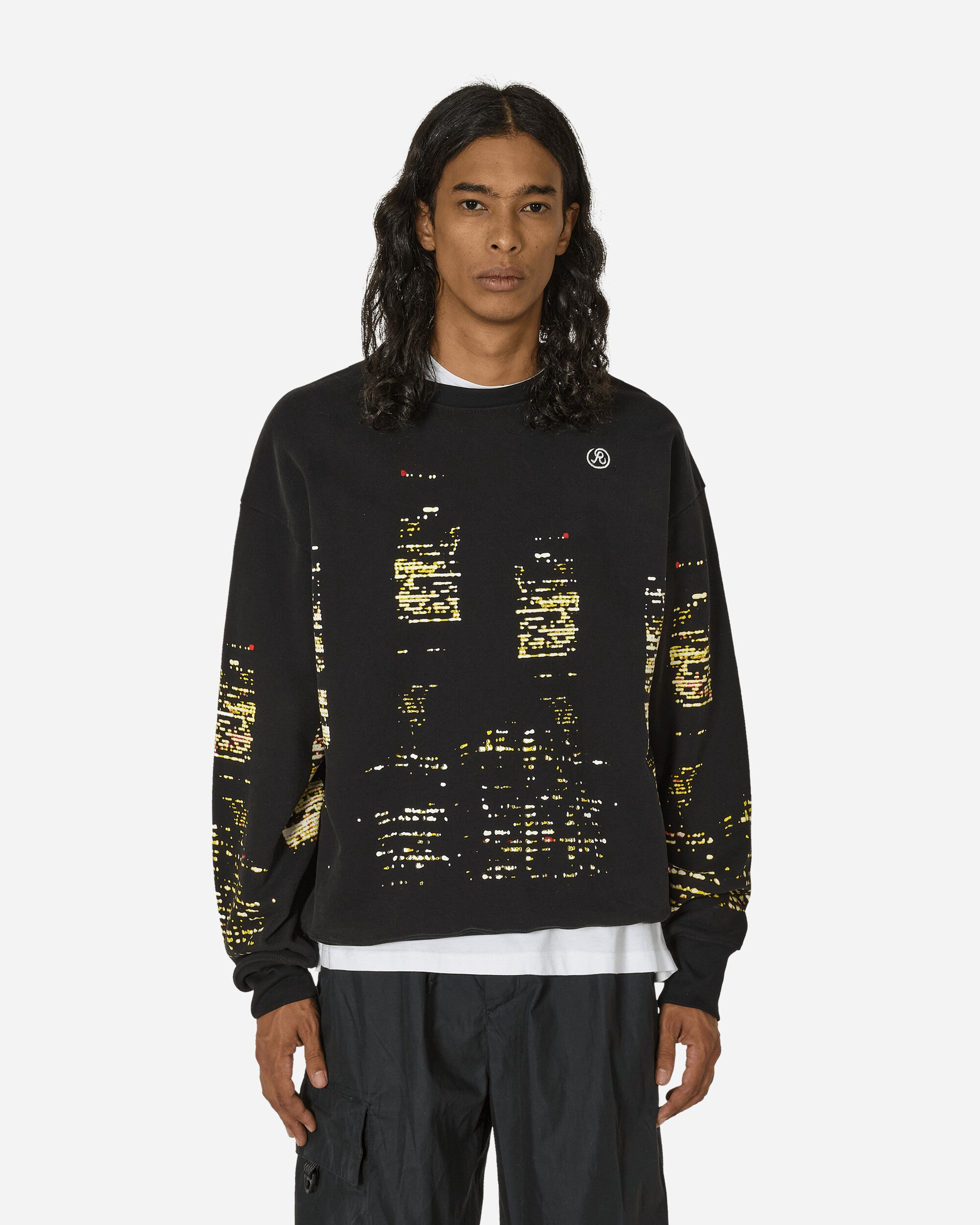 Richardson City Lights Crewneck Black/Multi Sweatshirts Crewneck SS240028 MULTI