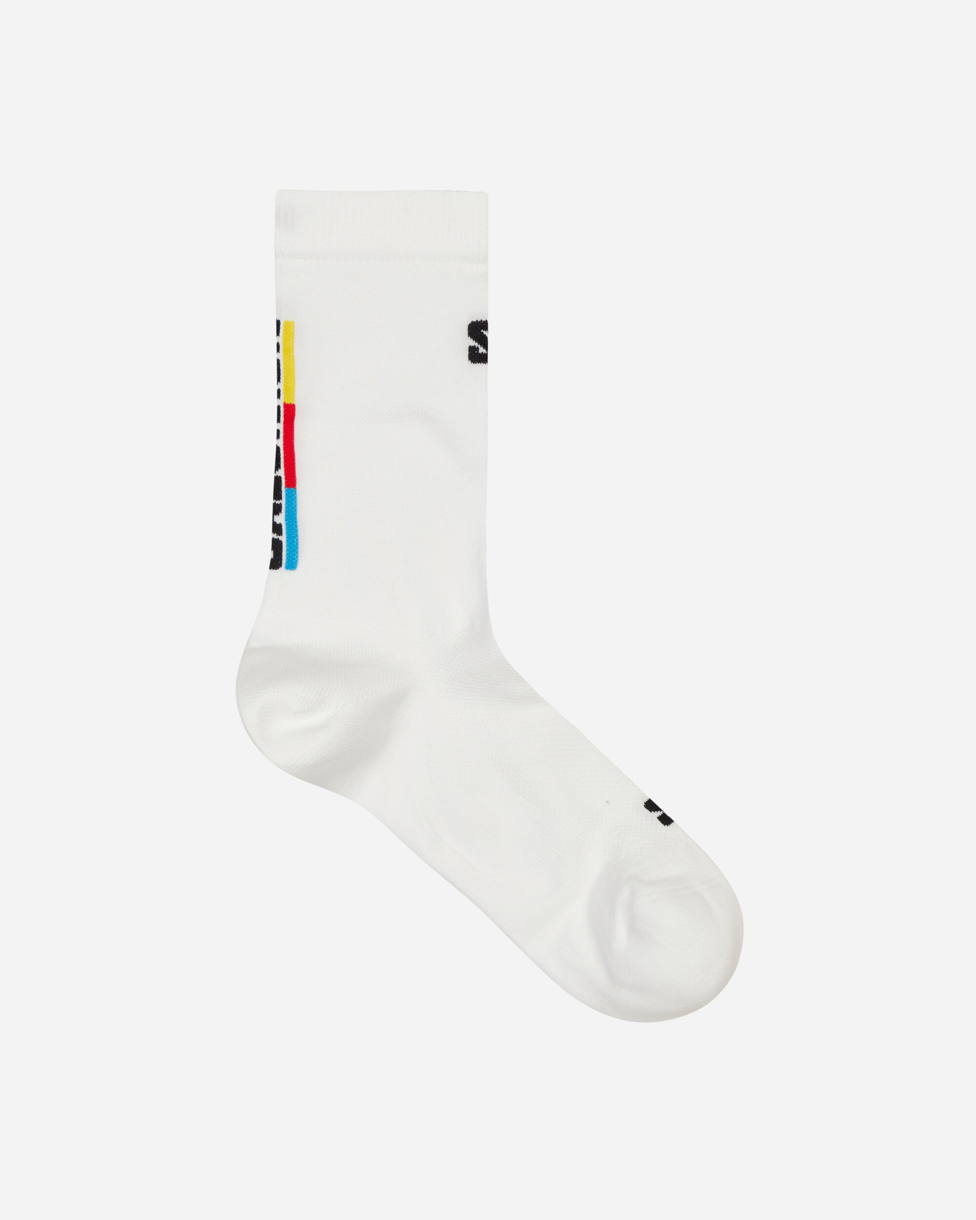 Salomon Pulse Race Flag Crew White/Bright Red/Lemon Underwear Socks LC2262200