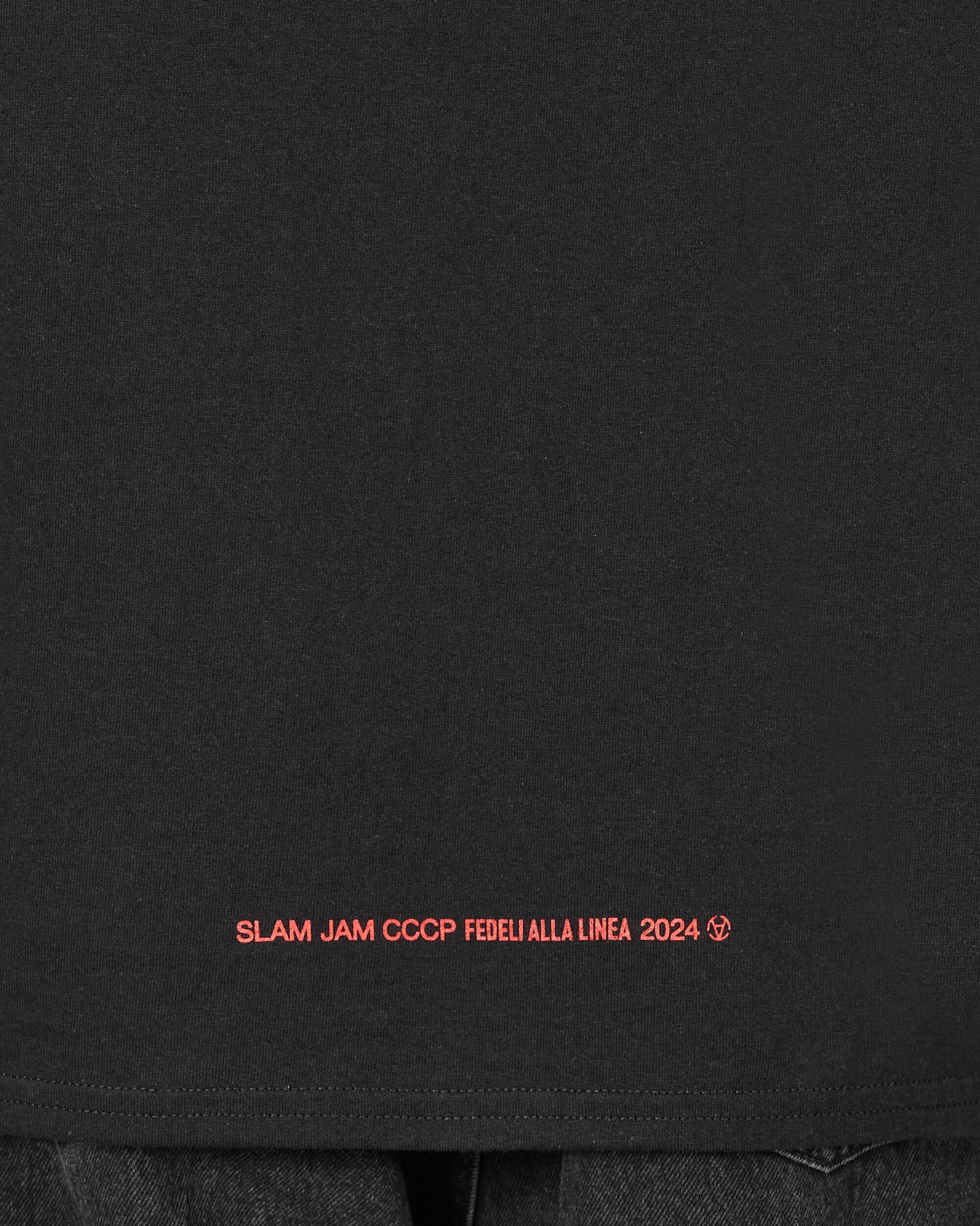 Slam Jam Cccp Amandoti T-Shirt Black T-Shirts Shortsleeve SFCCCPAMAT 2