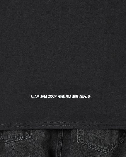Slam Jam Cccp Io Sto Bene T-Shirt Black T-Shirts Shortsleeve SFCCCPBENET 2