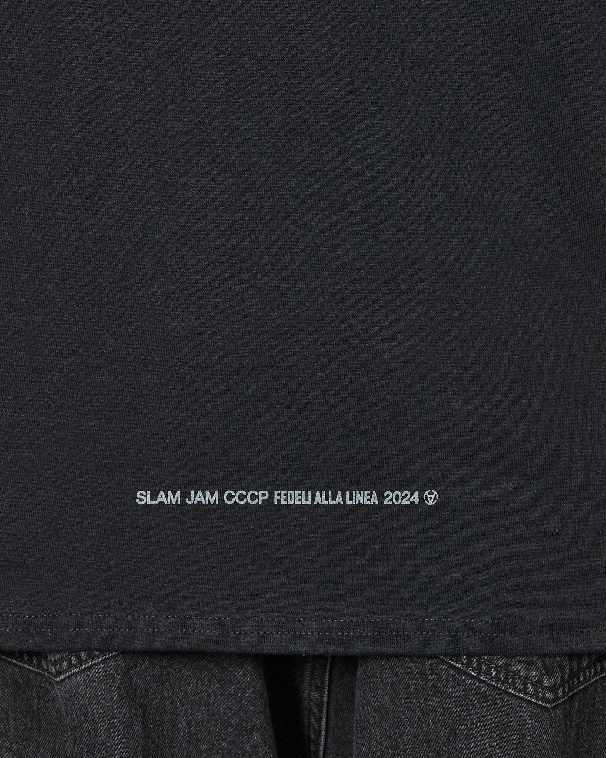 Slam Jam Cccp Produci Consuma Crepa T-Shirt Black T-Shirts Shortsleeve SFCCCPPRODT 2
