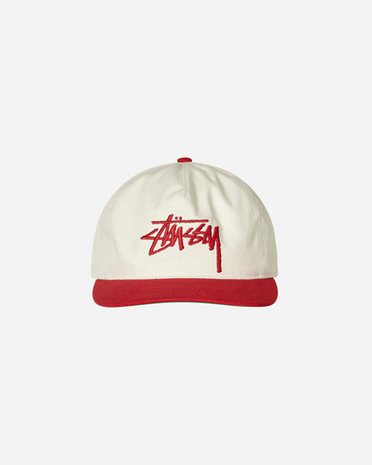 Stüssy Big Stock Cap Cardinal Hats Caps 1321211 0618