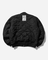 Stüssy Quilted Bomber Waxed Black Coats and Jackets Bomber Jackets 115803SJ 0001