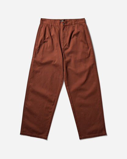 Stüssy Workgear Trouser Twill Caramel Pants Casual 116625 1054