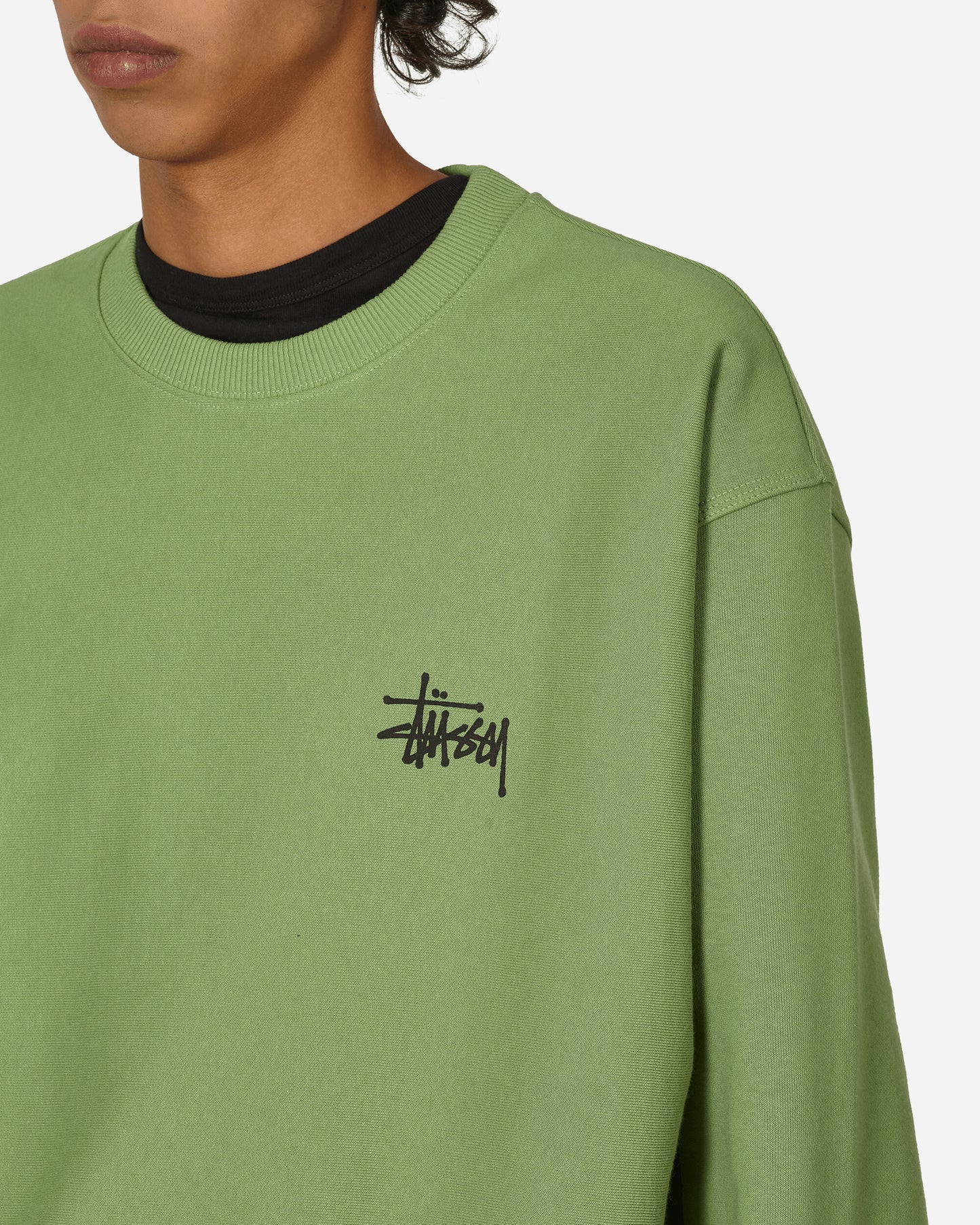 Stüssy Basic Stussy Crew Moss Sweatshirts Crewneck 1914870 MOSS