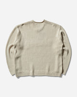 Stüssy Roll V-Neck Logo Sweater Natural Sweatshirts Crewneck 117246 1002