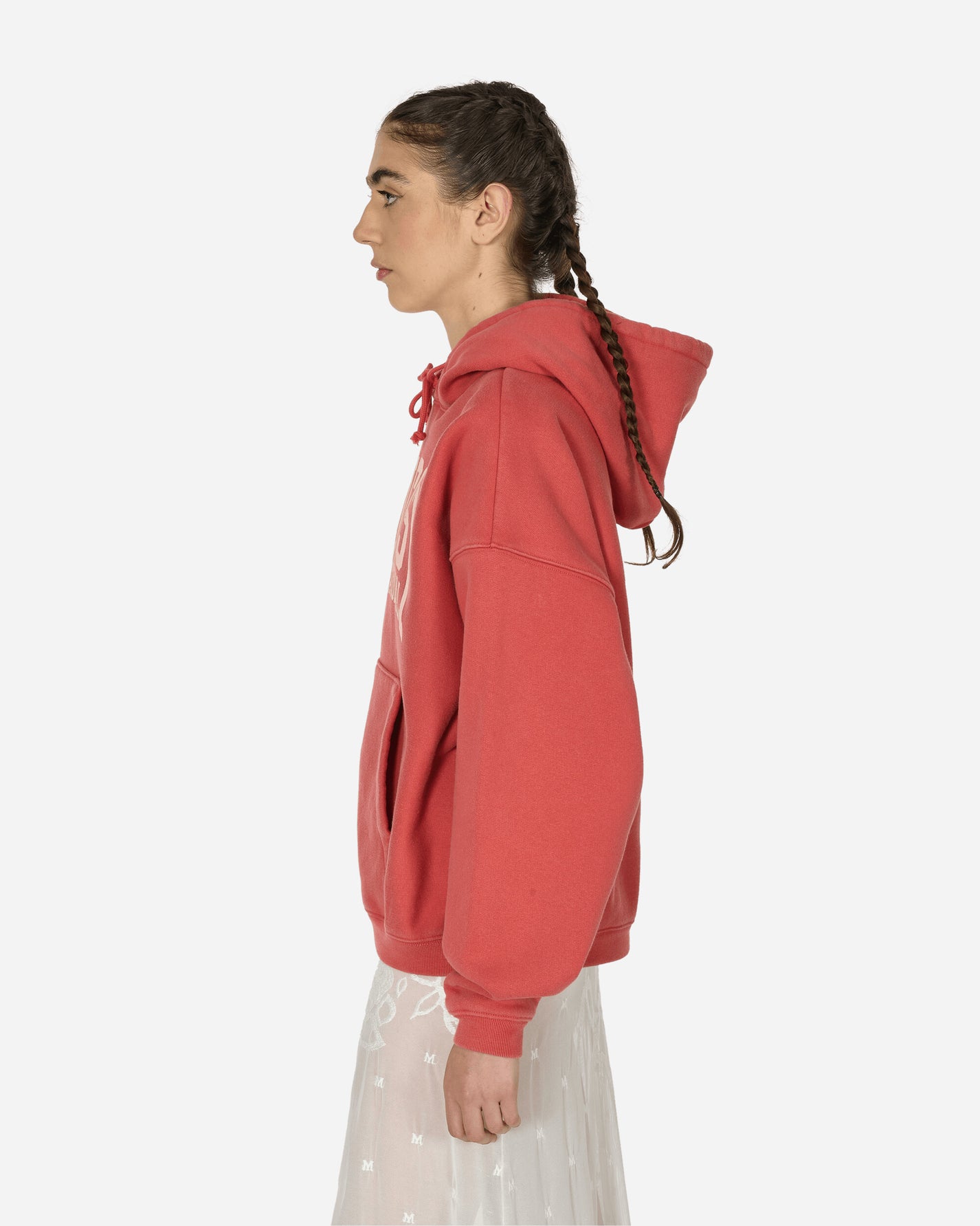 Stüssy Stussy Intl Relaxed Hood Washed Red Sweatshirts Hoodies 118550 2587